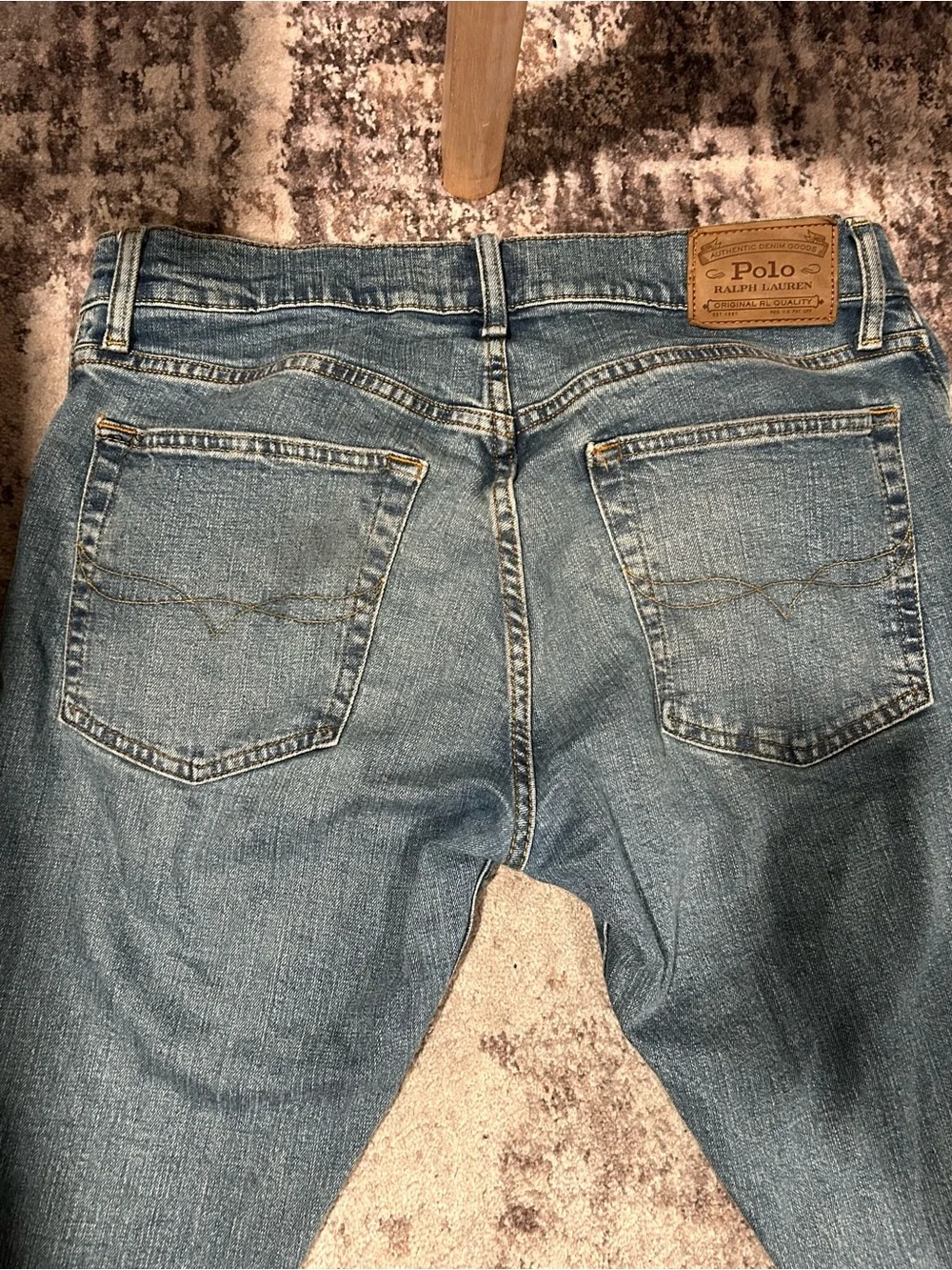 Polo Ralph Lauren Men's Light Blue Denim Jeans